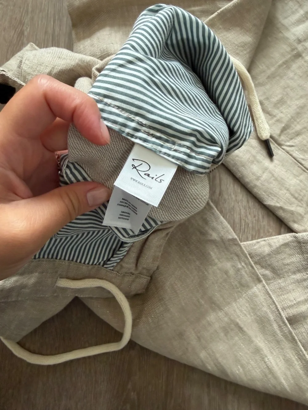 Rails Mercer Pants in Bulgur, M